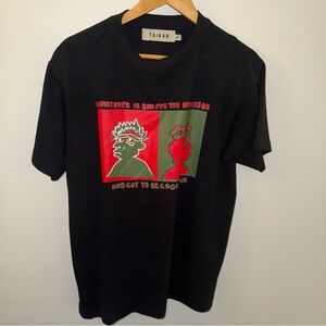 Taikan Black Graphic T-Shirt, Medium